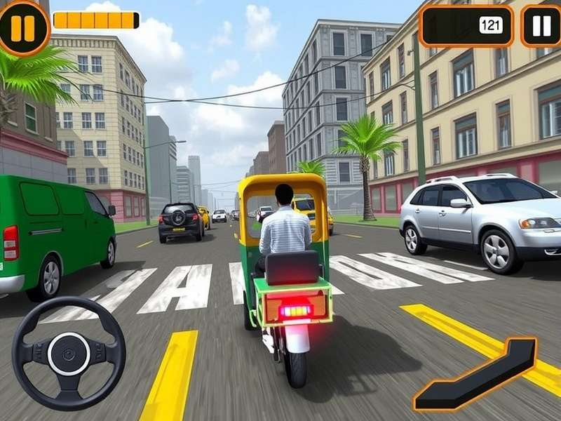 Indian Rickshaw Elite Mission Gameplay