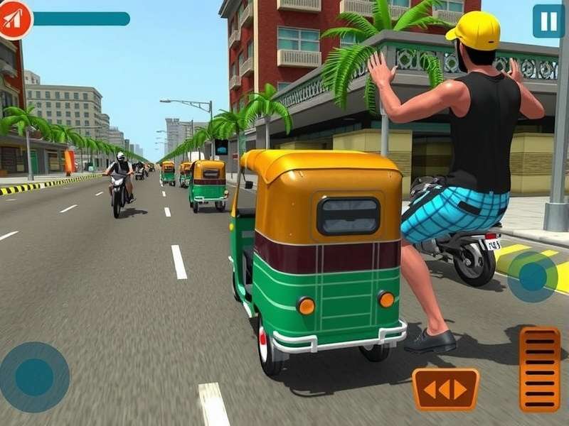 Indian Rickshaw Elite Game Screenshot